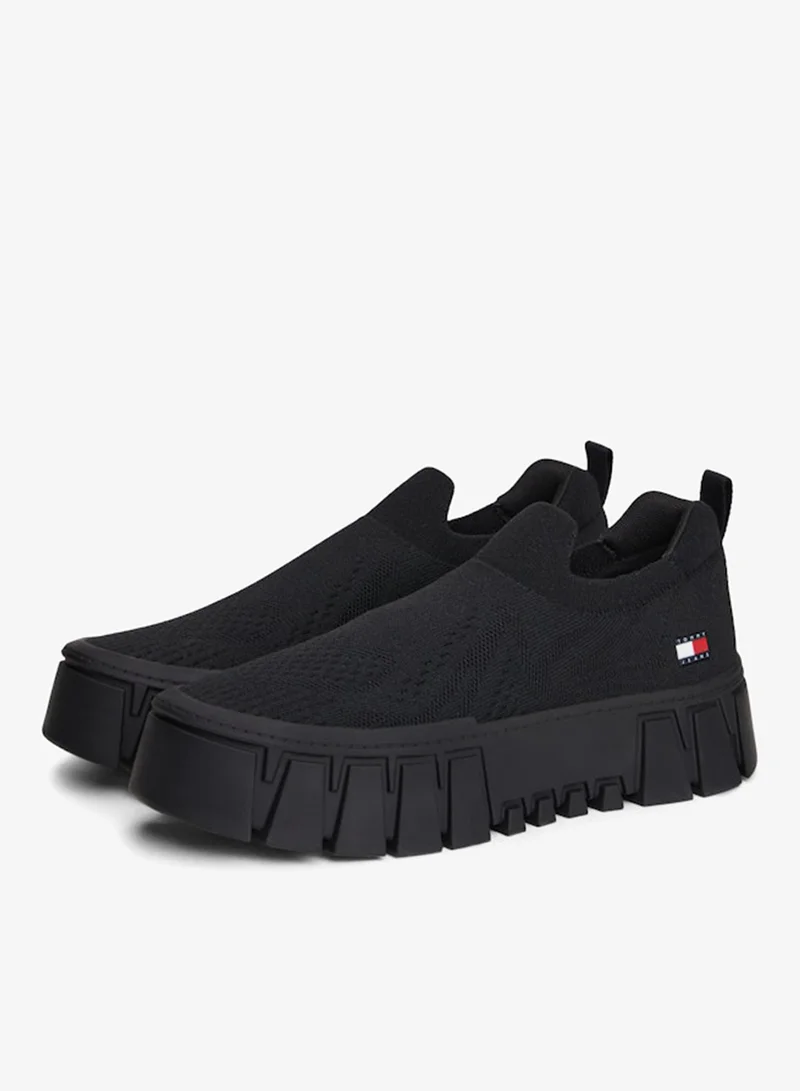 TOMMY JEANS  Chunky Cleat Knit Trainers for Women | Best Price UAE